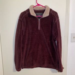 Burgundy Fluffy True Grit